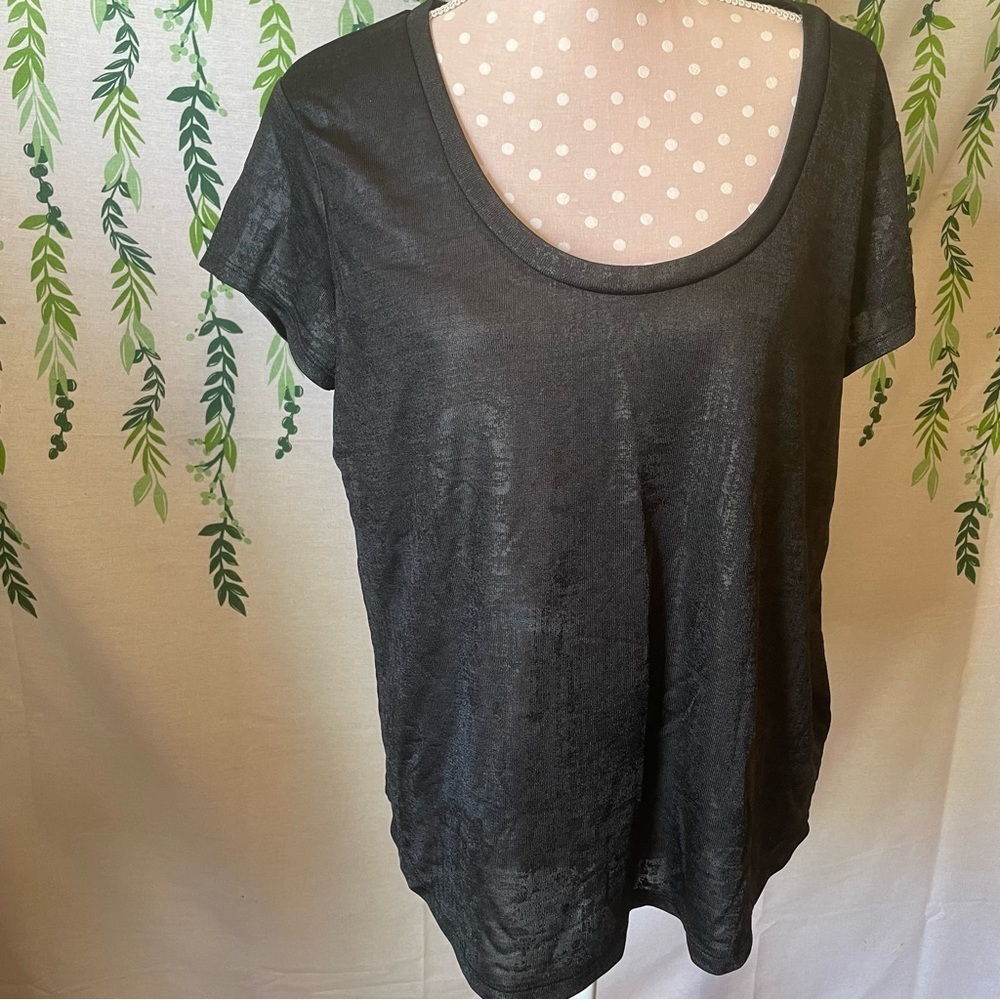 Size XXL Mossimo Charcoal Sheer Shirt C2